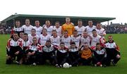 6 October 2001; The Tyrone team ahead of the U21 All-Ireland Football Championship Final between Tyrone and Mayo at Markievicz Park in Sligo. Photo by Damien Eagers/Sportsfile