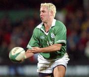 13 November 2001; Paddy Wallace of Ireland during the &quot;A&quot; International Rugby Friendly match between Ireland and New Zealand at Ravenhill Stadium in Belfast. Photo by Matt Browne/Sportsfile