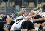 23 October 2016; Sean O'Brien of Connacht in action at a scrum during the European Rugby Champions Cup Pool 2 Round 2 match between Zebre Rugby and Connacht Rugby at Stadio Lanfranchi in Parma. Photo by Roberto Bregani/Sportsfile