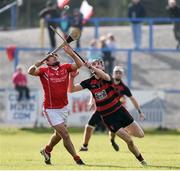 23 October 2016; Conor Casey of Passage in action against Barry Coughlan of  Ballygunnar during the Waterford County Senior Club Hurling Championship Final game between Ballygunnar and Passage at Walsh Park in Waterford. Photo by Matt Browne/Sportsfile