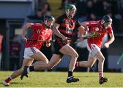 23 October 2016; Johnny McCarthy of Ballygunnar in action against Callum O'Neill and Paul Donnellan of Passage during the Waterford County Senior Club Hurling Championship Final game between Ballygunnar and Passage at Walsh Park in Waterford. Photo by Matt Browne/Sportsfile