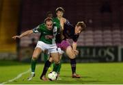 24 October 2016; Colin Healy of Cork City in action against Vincent Quinlin of Wexford Youths during the SSE Airtricity League Premier Division match between Cork City and Wexford Youths at Turners Cross in Cork. Photo by Eóin Noonan/Sportsfile