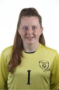 24 October 2016; Erica Turner of Republic of Ireland during an Under 17 squad portrait session at Fota Island, Cork. Photo by David Maher/Sportsfile