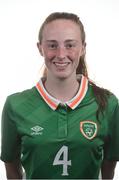 24 October 2016; Aoife Lynagh of Republic of Ireland during an Under 17 squad portrait session at Fota Island, Cork. Photo by David Maher/Sportsfile