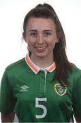24 October 2016; Sadhbh Doyle of Republic of Ireland during an Under 17 squad portrait session at Fota Island, Cork. Photo by David Maher/Sportsfile