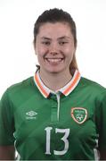 24 October 2016; Tara Mannix of Republic of Ireland during an Under 17 squad portrait session at Fota Island, Cork. Photo by David Maher/Sportsfile