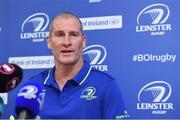 25 October 2016; Leinster senior coach Stuart Lancaster during Leinster Rugby Squad Press Conference at UCD in Belfield, Dublin. Photo by Matt Browne/Sportsfile