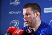 25 October 2016; Sean O'Brien of Leinster during Leinster Rugby Squad Press Conference at UCD in Belfield, Dublin. Photo by Matt Browne/Sportsfile
