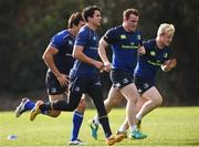 25 October 2016; Joey Carbery of Leinster with his team-mates during Leinster Rugby Squad Training at UCD in Belfield, Dublin. Photo by Matt Browne/Sportsfile