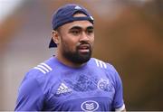 26 October 2016; Francis Saili of Munster during Munster Rugby Squad Training at University of Limerick in Limerick. Photo by Matt Browne/Sportsfile