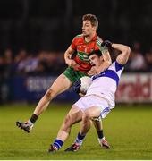 26 October 2016; Diarmuid Connolly of St Vincent's is fouled by Jason Whelan of Ballymun Kickhams resulting in a red card during the Dublin County Senior Club Football Championship Semi-Final match between St Vincent's and Ballymun Kickhams at Parnell Park in Dublin. Photo by Stephen McCarthy/Sportsfile