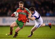 26 October 2016; Alan Hubbard of Ballymun Kickhams in action against Albert Martin of St Vincent's during the Dublin County Senior Club Football Championship Semi-Final match between St Vincent's and Ballymun Kickhams at Parnell Park in Dublin. Photo by Stephen McCarthy/Sportsfile