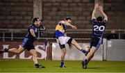 27 October 2016; James Sherry of Castleknock in action against Colm Murphy, left, and Conor McBride of St Jude's during the Dublin County Senior Club Football Championship Semi-Final between St. Judes and Castleknock at Parnell Park in Dublin. Photo by Sam Barnes/Sportsfile