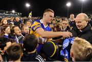 27 October 2016; Ciaran Kilkenny of Castleknock signs a jersey for a supporter following the Dublin County Senior Club Football Championship Semi-Final between St. Judes and Castleknock at Parnell Park in Dublin. Photo by Sam Barnes/Sportsfile