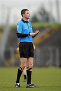 12 March 2011; Referee Gary McCormack, Dublin. Leinster Colleges Senior Football 'A' Championship Final, St Pat's Navan v Dundalk Colleges, Paric Tailteann, Navan, Co. Meath. Picture credit: Ray McManus / SPORTSFILE
