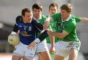 13 March 2011; Gareth Smith, Cavan, in action against Johnny McCarthy,  Limerick. Allianz Football League, Division 3, Round 4, Limerick v Cavan, Gaelic Grounds, Limerick. Picture credit: Diarmuid Greene / SPORTSFILE