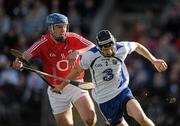 13 March 2011; Darragh Fives, Waterford, in action against Cian McCarthy, Cork. Allianz Hurling League, Division 1, Round 4, Waterford v Cork, Fraher Field, Dungarvan, Co. Waterford. Picture credit: Stephen McCarthy / SPORTSFILE