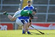 13 March 2011; Donal O'Grady, Limerick, in action against James Walsh, Laois. Allianz Hurling League, Division 2, Round 4, Limerick v Laois, Gaelic Grounds, Limerick. Picture credit: Diarmuid Greene / SPORTSFILE