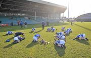 13 March 2011; The Laois team warm down after defeat to Limerick. Allianz Hurling League, Division 2, Round 4, Limerick v Laois, Gaelic Grounds, Limerick. Picture credit: Diarmuid Greene / SPORTSFILE