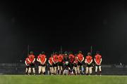 12 March 2011; The Down team during the National Anthem. Allianz Football League, Division 1, Round 4, Cork v Down, Pairc Ui Rinn, Cork. Picture credit: Stephen McCarthy / SPORTSFILE