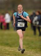 12 March 2011; Aine Kinsella, Abbey Community College, Waterford, in action during the Intermediate Girls race at the AVIVA All-Ireland Schools Cross Country Championships 2011. National Sports Campus, Abbotstown, Dublin. Photo by Sportsfile