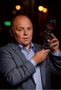 28 October 2016; Waterford manager Derek McGrath with his Hurling Personality Award at the Gaelic Writers Awards at the Jackson Court Hotel in Harcourt Street, Dublin. Photo by Piaras Ó Mídheach/Sportsfile