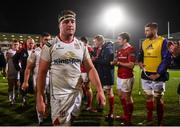 28 October 2016; Ulster captain Rob Herring following his side's defeat in the Guinness PRO12 Round 7 match between Ulster and Munster at Kingspan Stadium, Ravenhill Park in Belfast. Photo by Ramsey Cardy/Sportsfile