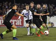 28 October 2016; Daryl Horgan of Dundalk in action against Galway United players, from left, Armin Aganovic, Conor Melody, Stephen Folan and Alex Byrne during the SSE Airtricity League Premier Division match between Dundalk and Galway United at Oriel Park in Dundalk Co Louth. Photo by David Maher/Sportsfile