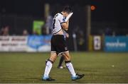 28 October 2016;  A disapointed Robbie Benson of Dundalk before being substituted due to an injury during the SSE Airtricity League Premier Division match between Dundalk and Galway United at Oriel Park in Dundalk Co Louth. Photo by David Maher/Sportsfile