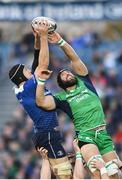 29 October 2016; Ian Nagle of Leinster in action against John Muldoon of Connacht during the Guinness PRO12 Round 7 match between Leinster and Connacht at the RDS Arena, Ballsbridge, in Dublin. Photo by Ramsey Cardy/Sportsfile
