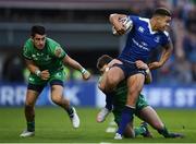 29 October 2016; Adam Byrne of Leinster is tackled by Craig Ronaldson of Connacht during the Guinness PRO12 Round 7 match between Leinster and Connacht at the RDS Arena, Ballsbridge, in Dublin. Photo by Stephen McCarthy/Sportsfile
