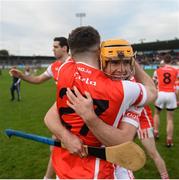 29 October 2016; Paul Schutte of Cuala celebrates after the Dublin County Senior Club Hurling Championship Final at Parnell Park in Dublin. Photo by Daire Brennan/Sportsfile