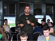 29 October 2016; Cavan footballer Alan O'Mara speaks during a forum entitled &quot; Getting the Right Balance&quot; during the GAA Youth Forum 2016 at Croke Park in Dublin. Photo by Cody Glenn/Sportsfile