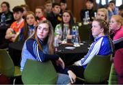 29 October 2016; Youth attendees hear about the dangers of addiction during the GAA Youth Forum 2016 at Croke Park in Dublin. Photo by Cody Glenn/Sportsfile
