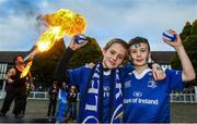 29 October 2016; 9 year old Leinster supporters Harry Tritschler, left, and Darren Owens, from Curraghwood, Co. Wexford ahead of the Guinness PRO12 Round 7 match between Leinster and Connacht at the RDS Arena, Ballsbridge, in Dublin. Photo by Ramsey Cardy/Sportsfile