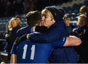 29 October 2016; Leinster's Barry Daly is congratulated by his mother Orna following the Guinness PRO12 Round 7 match between Leinster and Connacht at the RDS Arena, Ballsbridge, in Dublin. Photo by Stephen McCarthy/Sportsfile