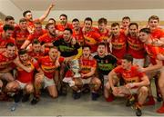 29 October 2016; Castlebar Mitchels players celebrate with the MocClair Cup after the Mayo Senior Club Football Championship Final match between Castlebar Mitchels and Knockmore at Elverys MacHale Park in Castlebar, Co. Mayo. Photo by Piaras Ó Mídheach/Sportsfile