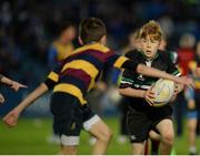 29 October 2016; Action from the Bank of Ireland Minis game between De La Salle Palmerston FC and Skerries RFC at half time during the Guinness PRO12 Round 7 match between Leinster and Connacht at the RDS Arena, Ballsbridge, in Dublin. Photo by Seb Daly/Sportsfile