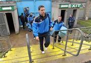 13 March 2011; Stephen Cluxton, Dublin, makes his way into the ground ahead of the game. Allianz Football League, Division 1, Round 4, Monaghan v Dublin, St Tiernach's Park, Clones, Co. Monaghan. Picture credit: Oliver McVeigh / SPORTSFILE