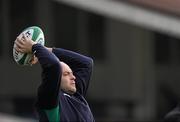 15 March 2010; Ireland's Rory Best during squad training ahead of their RBS Six Nations Rugby Championship game against England on Saturday. Ireland Rugby Squad Training, RDS, Ballsbridge, Dublin. Picture credit: Brian Lawless / SPORTSFILE