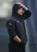 15 March 2010; Ireland's Cian Healy who didn't take part in squad training ahead of their RBS Six Nations Rugby Championship game against England on Saturday. Ireland Rugby Squad Training, RDS, Ballsbridge, Dublin. Picture credit: Brian Lawless / SPORTSFILE