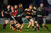29 October 2016; Action from the Bank of Ireland Minis game between De La Salle Palmerston RFC and Skerries RFC at half time during the Guinness PRO12 Round 7 match between Leinster and Connacht at the RDS Arena, Ballsbridge, in Dublin. Photo by Stephen McCarthy/Sportsfile