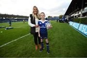 29 October 2016; Leinster matchday mascot Adam McCormick, from Threemilehouse, Co Monaghan, ahead of the Guinness PRO12 Round 7 match between Leinster and Connacht at the RDS Arena, Ballsbridge, in Dublin. Photo by Stephen McCarthy/Sportsfile