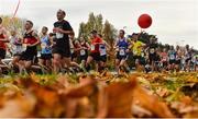 30 October 2016; Competitors make their way up the Stillorgan road during the SSE Airtricity Dublin Marathon 2016 in Dublin City. 19,500 runners took to the Fitzwilliam Square start line to participate in the 37th running of the SSE Airtricity Dublin Marathon, making it the fourth largest marathon in Europe. Photo by Piaras Ó Mídheach/Sportsfile