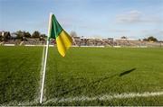 30 October 2016; A general view of a flag in Meath colours ahead of the Meath County Senior Club Football Championship Final game between Donaghmore/Ashbourne and Simonstown at Pairc Táilteann in Navan, Co. Meath. Photo by Seb Daly/Sportsfile