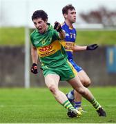 30 October 2016; Paul McPadden of Rhode celebrates after scoring a goal against Gusserane O Rahillys during the AIB Leinster GAA Football Senior Club Championship first round game between Gusserane O Rahillys and Rhode at O'Kennedy Park in New Ross, Co, Wexford. Photo by Matt Browne/Sportsfile