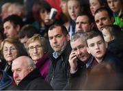 30 October 2016; Wexford manager Seamus McEnaney, centre, watches the AIB Leinster GAA Football Senior Club Championship first round game between Gusserane O Rahillys and Rhode at O'Kennedy Park in New Ross, Co, Wexford. Photo by Matt Browne/Sportsfile