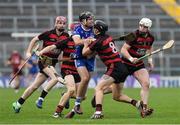 30 October 2016; Aidan McCormack of Thurles Sarsfields in action against Harley Barnes, 8, Eddie Hayden, Billy O'Keefe, left, and Wayne Hutchison, right, of Ballygunner during the AIB Munster GAA Hurling Senior Club Championship quarter-final game between Thurles Sarsfields and Ballygunner at Semple Stadium in Thurles, Tipperary. Photo by Ray McManus/Sportsfile