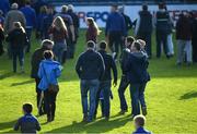 30 October 2016; Patrons make their way accross the pitch from the New Stand, which is open today, to the Old Stand, which is closed today, during the half timew break during the AIB Munster GAA Hurling Senior Club Championship quarter-final game between Thurles Sarsfields and Ballygunner at Semple Stadium in Thurles, Tipperary. Photo by Ray McManus/Sportsfile