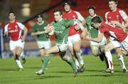 11 March 2011; Andrew Boyle, Ireland in action against Wales. U20 Six Nations Rugby Championship, Wales v Ireland, Parc y Scarlets, Llanelli, Carmarthenshire, Wales. Picture credit: Matt Browne / SPORTSFILE
